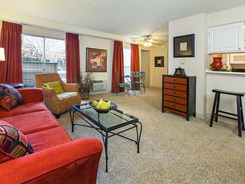 Living Room | 25 Broadmoor Apartments in Colorado Springs, CO