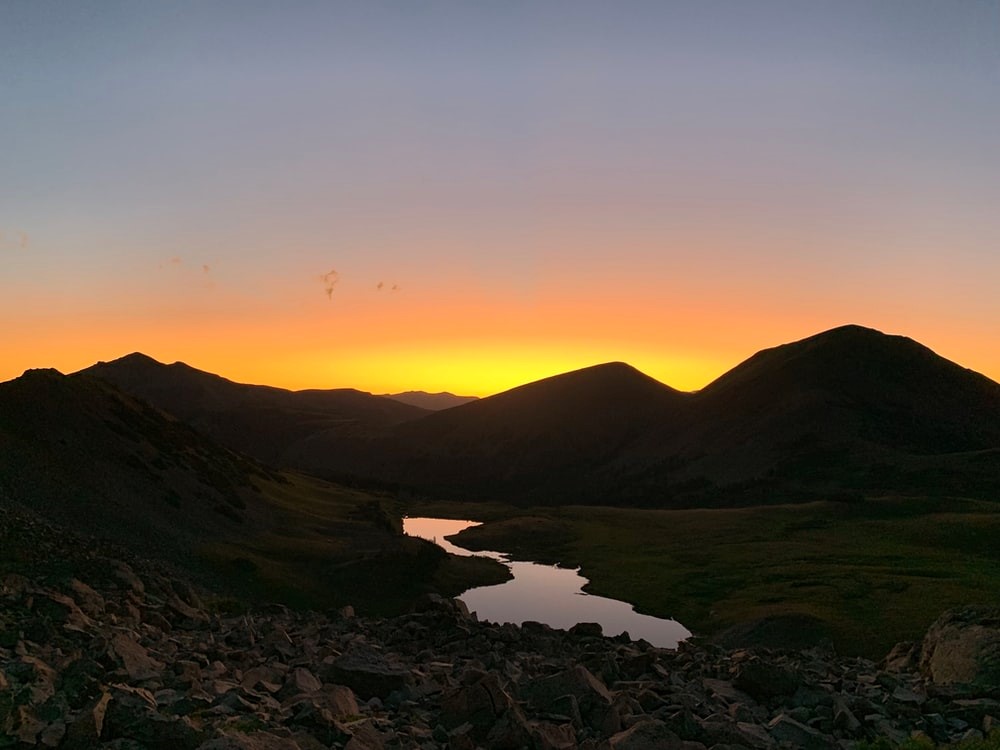 river and mountains